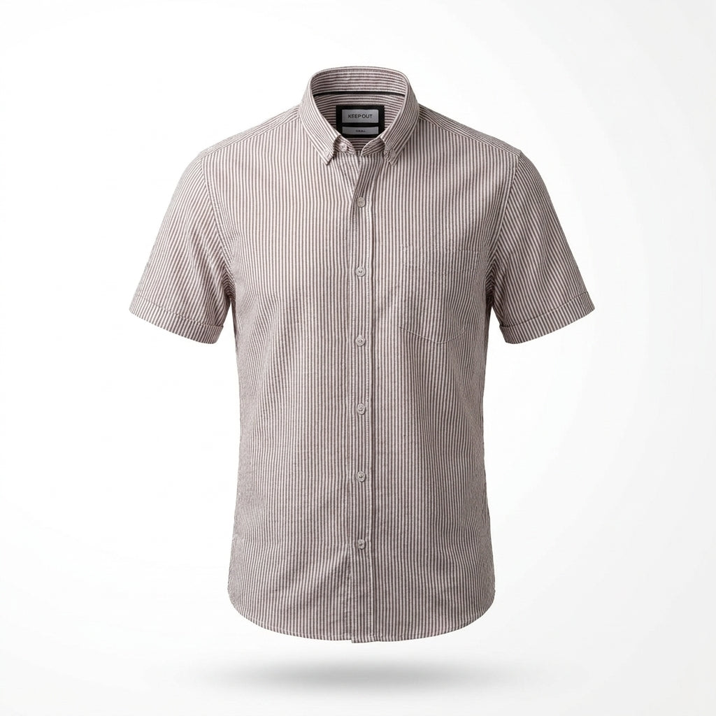 KEEP-OUT strips shirt