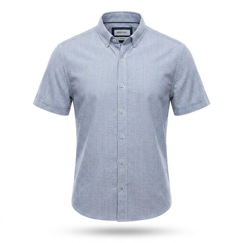 KEEP-OUT strips shirt