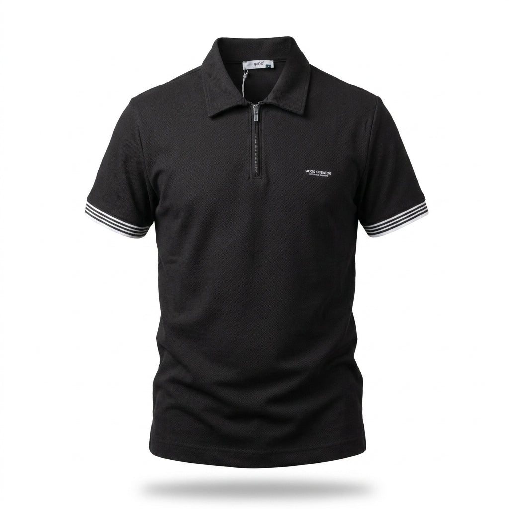 qupa half-zipper T-shirt
