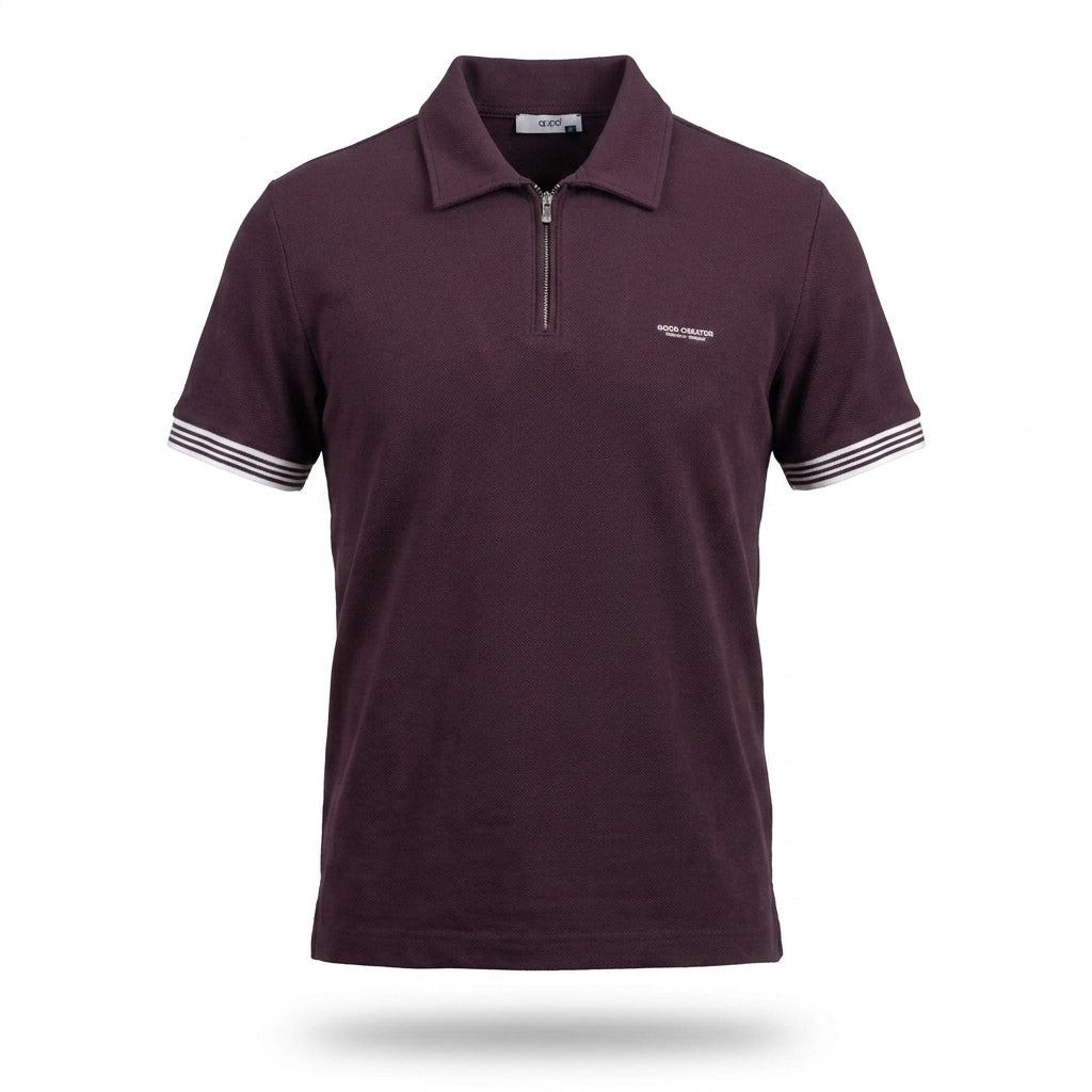 qupa half-zipper T-shirt