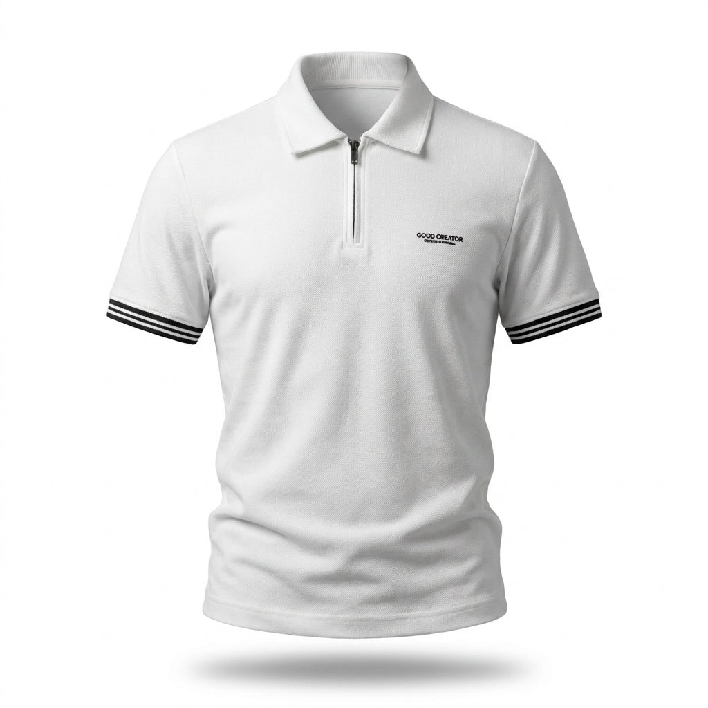 qupa half-zipper T-shirt