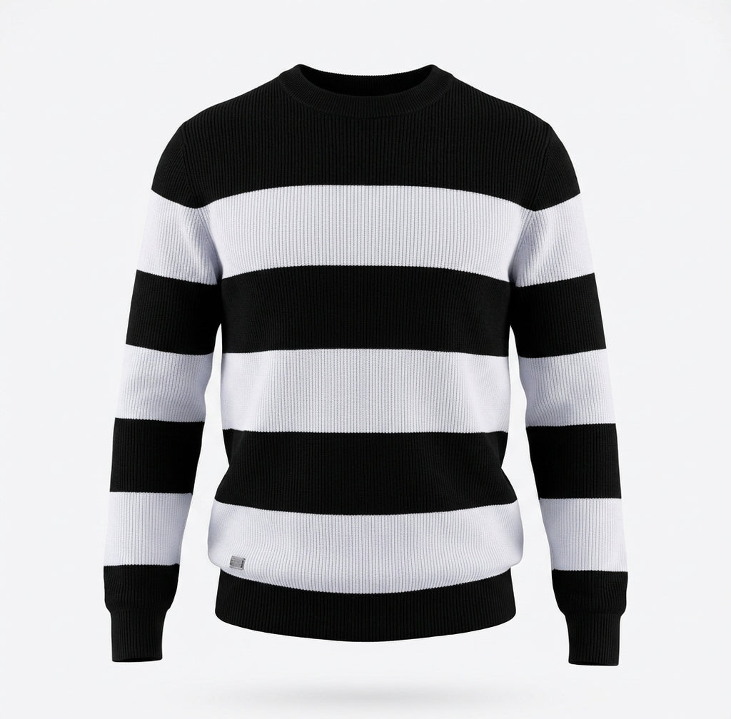 بلوز صوف مخططه