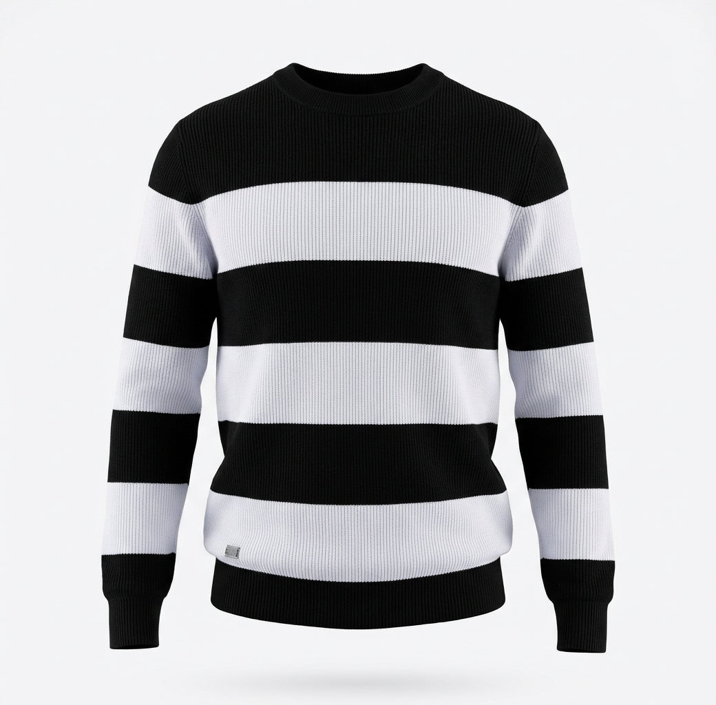 بلوز صوف مخططه